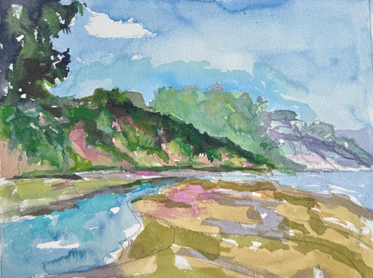 Looking East at Goleta Beach